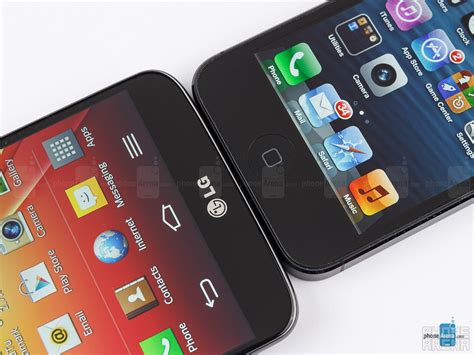 LG G2 vs Apple iPhone 5 